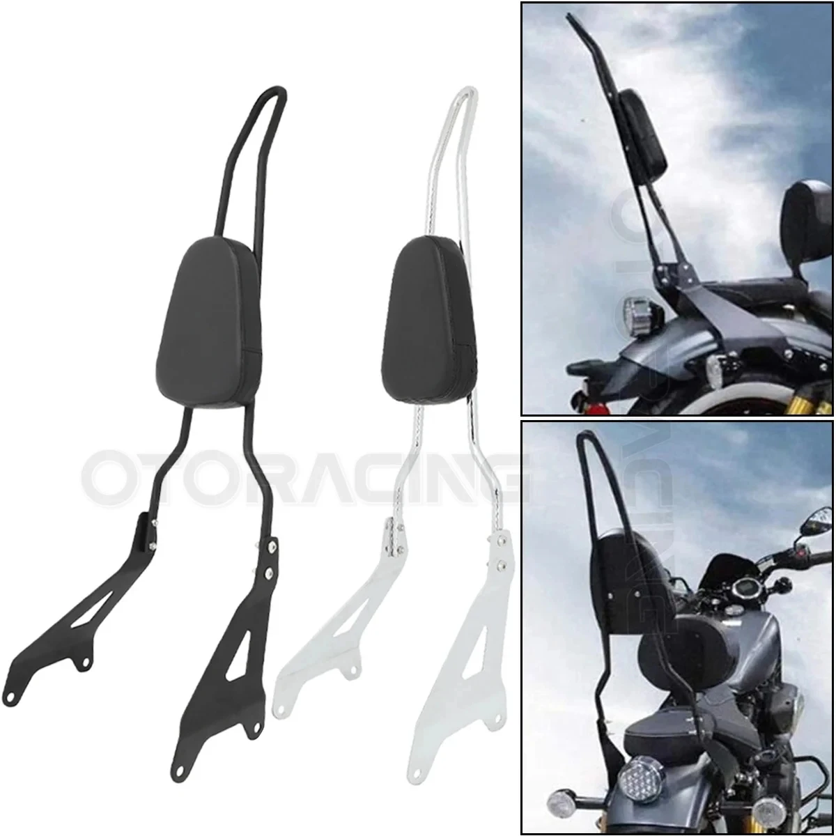 Motorcycle Rear Backrest Sissy Bar For Yamaha V-Star Bolt XVS950 XV950 2014 2015 2016 2017 2018 2019 2020 2021 2022 2023