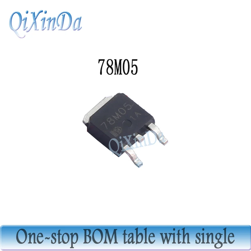 20PCS/100PCS SMD 78M05 TO-252 7805 500mA 5V NEW Three-terminal voltage regulator