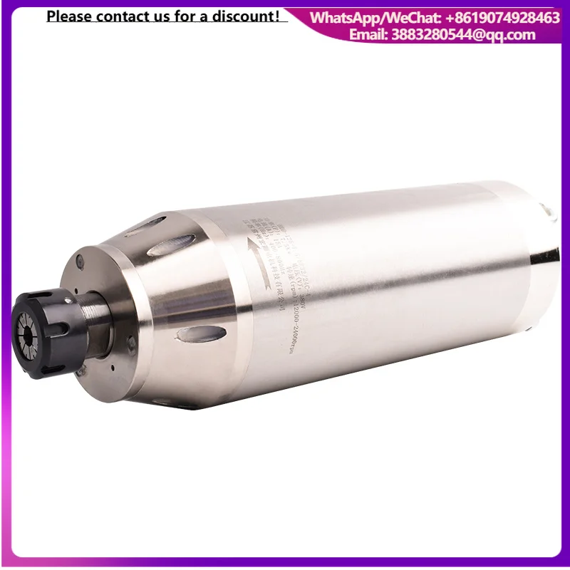 LIHAN CNC Water Cooled 3.7kw 5.5kw 7.5kw 380v Permanent Power Spindle Motor For Wood/Stone