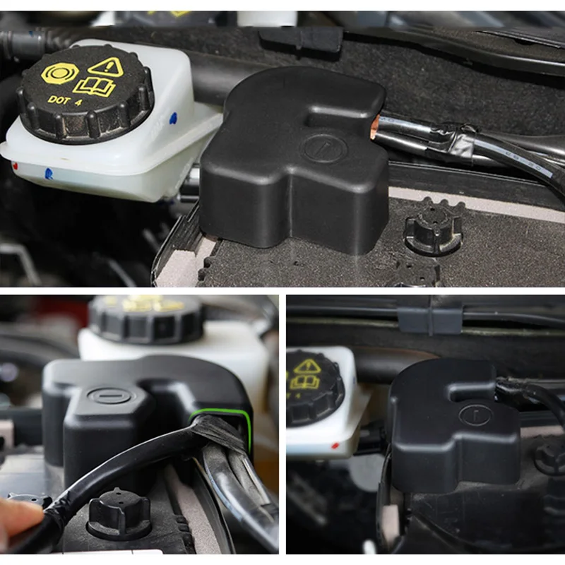 Battery Batteries Negative Pole Clamp Terminal Protection Cover Frame Tray Cap For Mazda 2 3 6 CX-5 CX-4 CX5 2013-2018