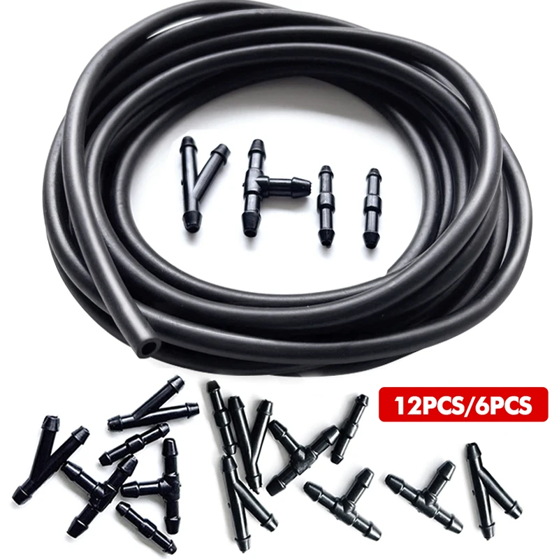 Universal Auto Auto Scheibenwaschschlauch Wischerblatt Rohr Jet Spray Düse Wasser Flüssigkeit Rohr Joiner Stecker Ersatz Kit