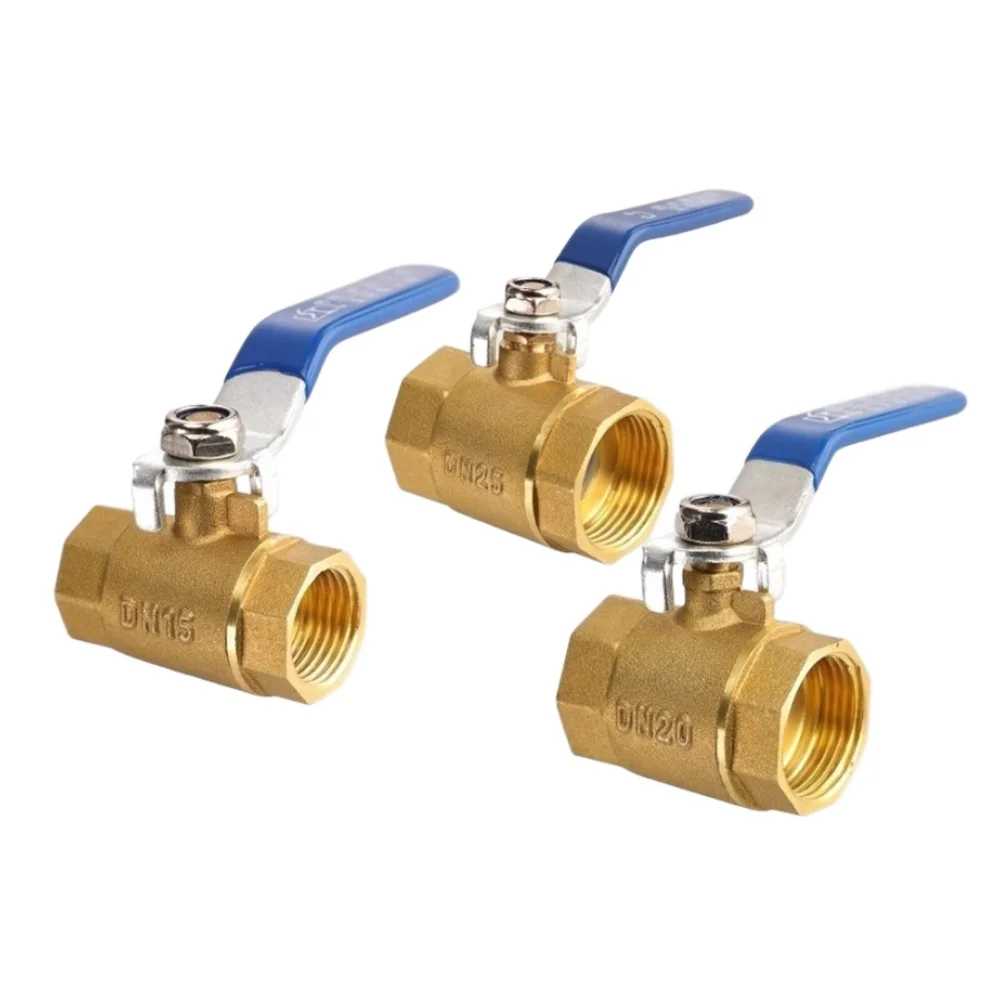 Brass Ball Valve Thread Water Air Flow Control Full Stop Valve Thread Conversion Connect Water Oil Adapter