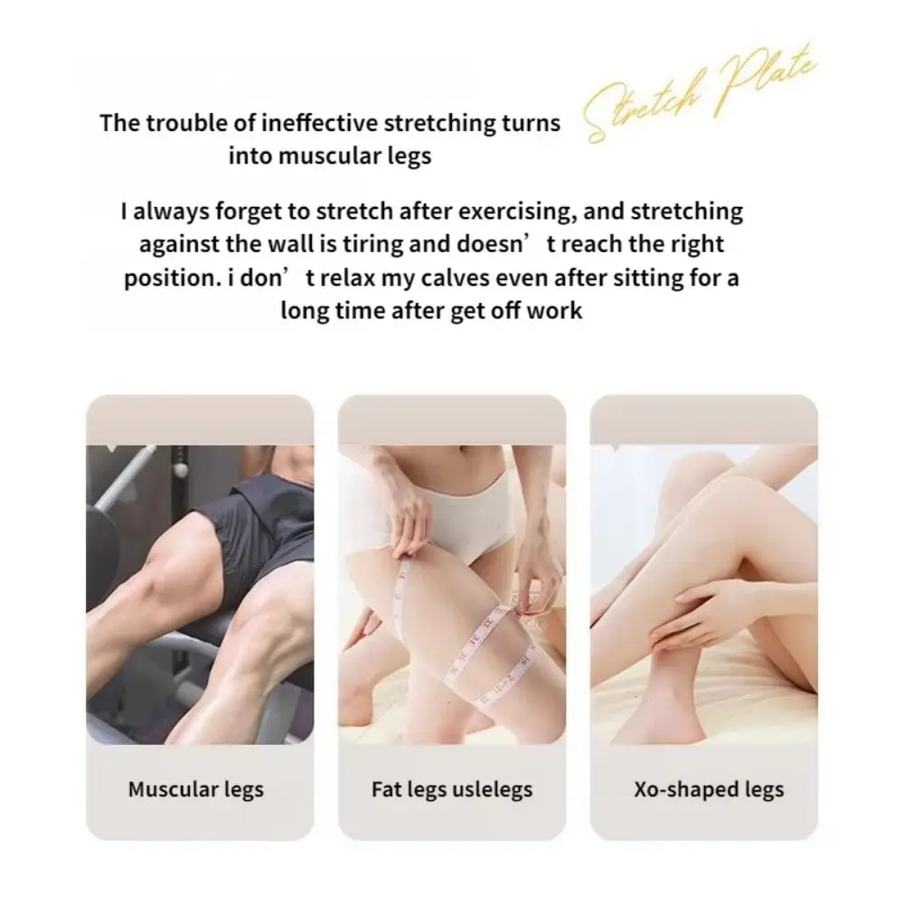 Adjustable Calf Stretching Board 9 Levels Triangular Structure Ankle Mobility Slantboard Large Load Bearing Tight Calves
