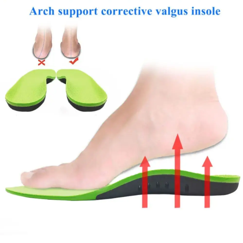 

Высокоэластичные ортопедические стельки с высокой эластичной подушкой, поддержка плоской арки, режущий дизайн, коррекция ног X/O, спортивная поддержка свода стопы, подушечка для ног