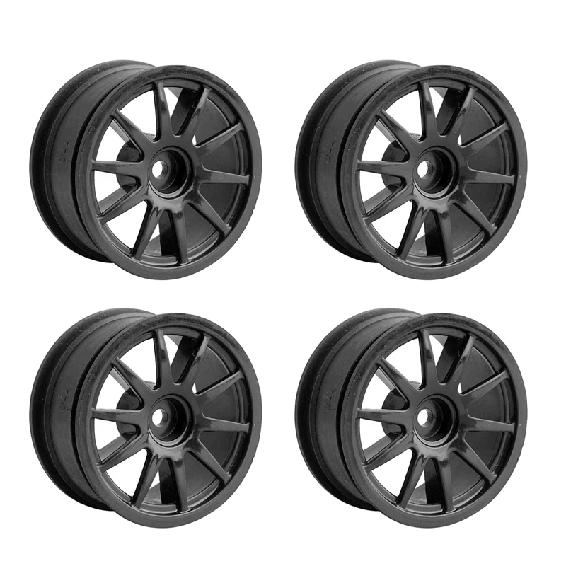 4PCS 24mm Hub Wheel Rim Tires Tyre for 1/10 1:10 Off-Road RC for 1:10 Model DGX Sakura Series Tamiya Series