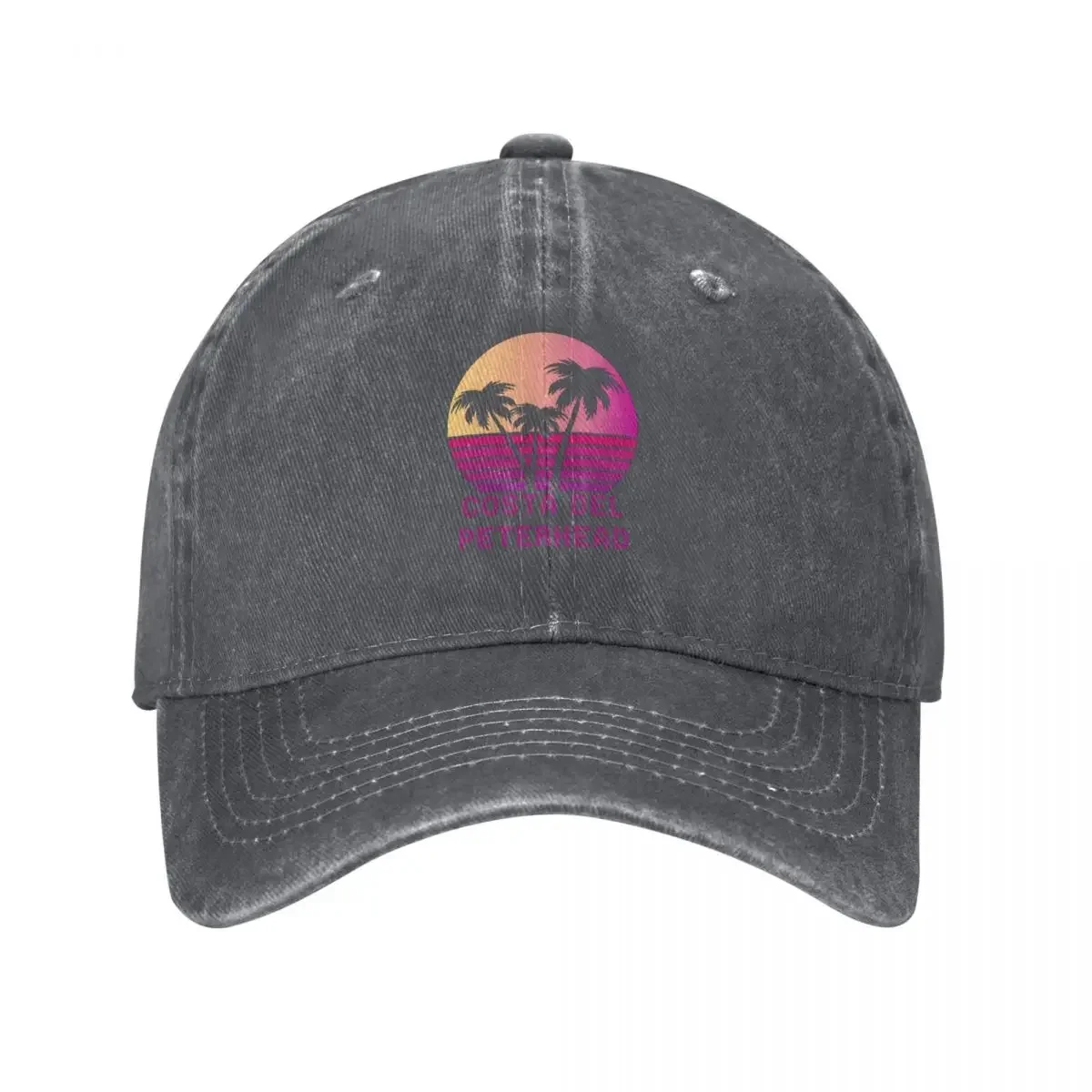 Costa Del Peterhead Aberdeenshire Funny Scotland Design Baseball Cap cute Designer Hat For Girls Men's