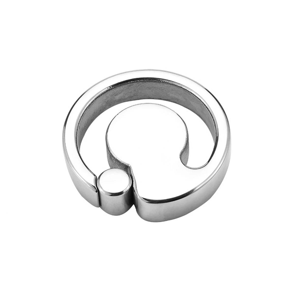 Magnets scrotum weight-bearing ring, 304 stainless steel testicular restraint pendant, penis training, adult sex toys