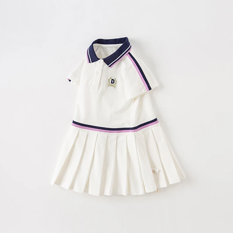 Dave Bella Girl's Dress Children's Baby Summer Fashion Academic Style Cool Casual Sport Outdoor Seaside DK2235328