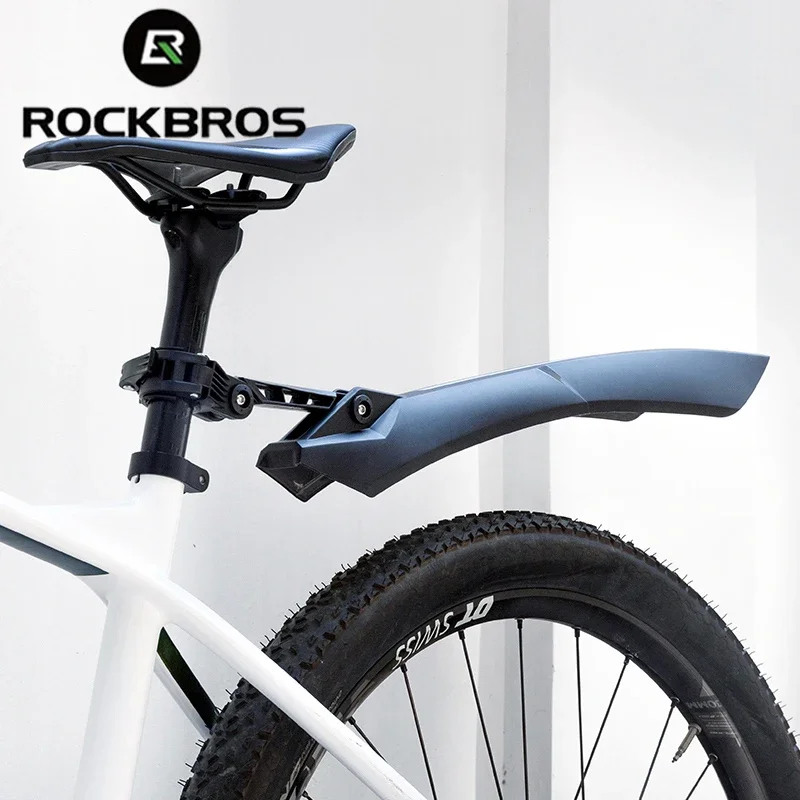 

ROCKBROS Bicycle Mudguard Set MTB Cycling Fender 24inch Bike Adjustable Mountain Bike Widen Lengthen Quick Release Protector