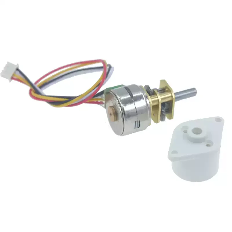 

Brush Stepper Gear Motor 12GA-15BY DC5V Mini 15MM 2-Phase 4-Wire Full Metal Gearbox Gear Motor 12V