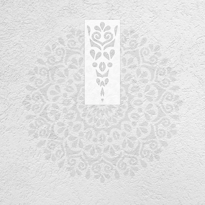 130cm - 210cm Stencil For Painting Plaster Decor Wall Template To Paint Giant Mandala Huge Round Flower Traditional S298