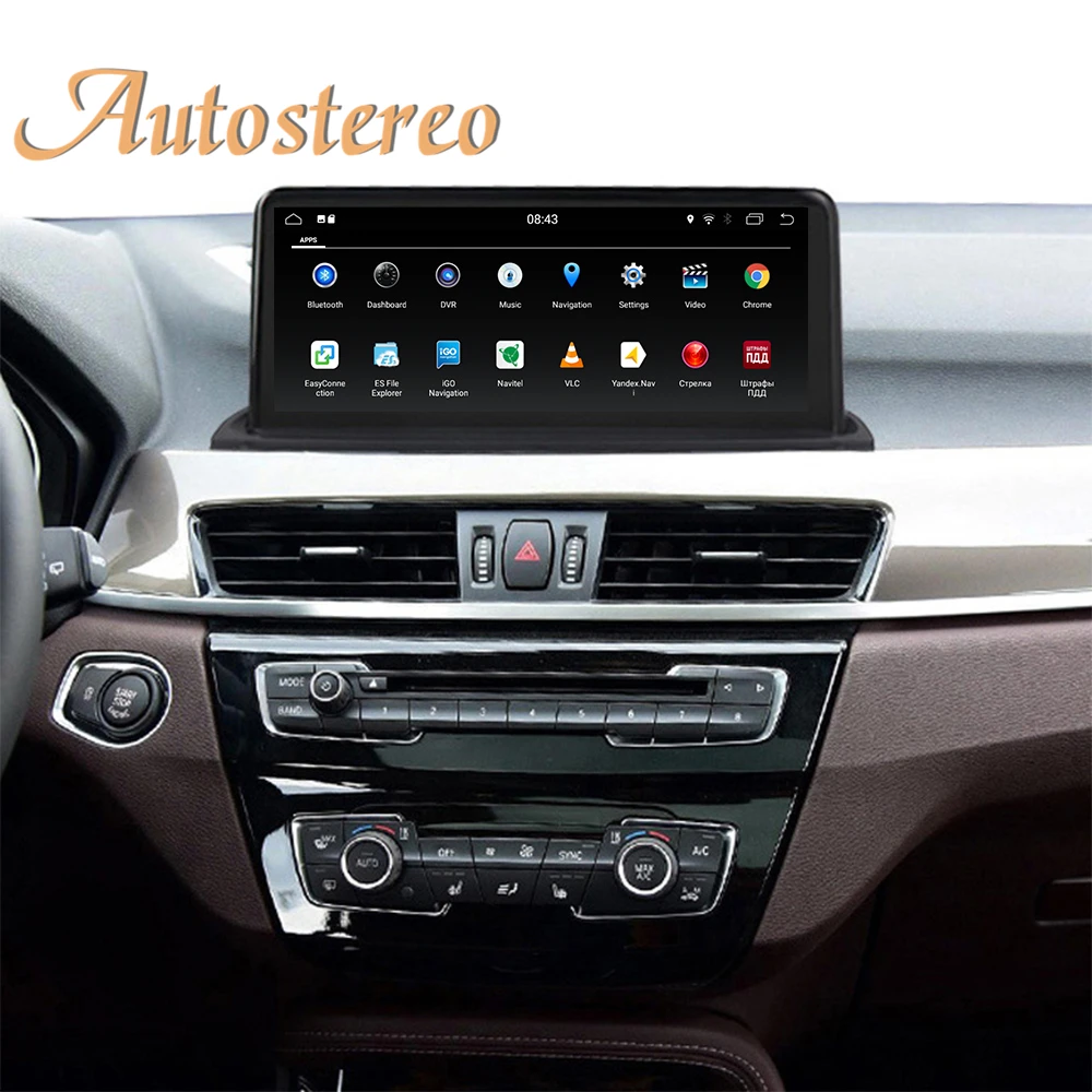 For BMW X1 F48 2016 2017-2020 Auto Stereo 10 128 Android 11.0 Car GPS Navigation Multimedia Player Head Unit Radio Tape Recorder