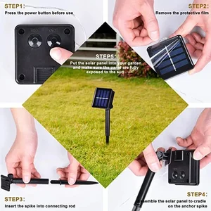 300led luzes de corda solares ao ar livre à prova dwaterproof água fio cobre luzes fadas 8 modos adequado para festa casamento decoração natal 10 principais vendas lampada jardim exterior solar - №1