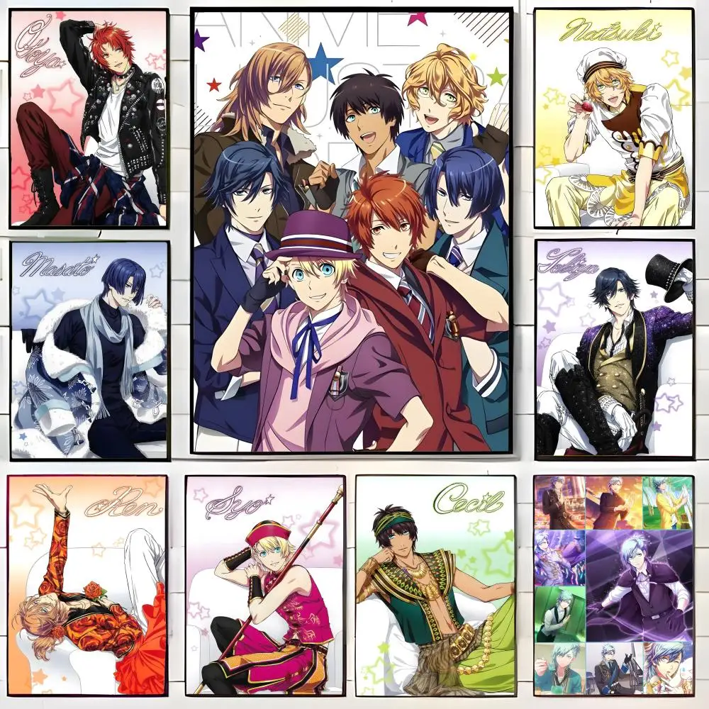 Musical Romantic Anime U-Uta no Purinsu Sama Poster, Wandkunstdruck, Poster, dekoratives Wandbild, Heimdekoration, Geschenk, ungerahmt
