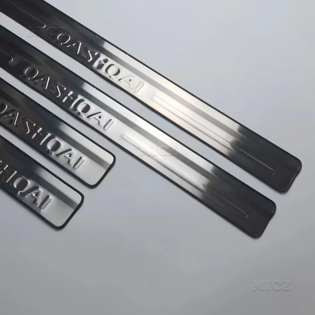 

For Nissan Qashqai J10 2007 2008 2009 2010 2011 2012 2013 Stainless Steel Car Door Sill Scuff Plate Cover Trim Car Accessories
