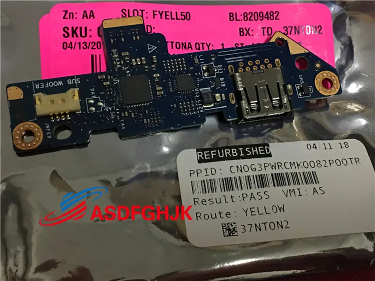 LS-D759P For Dell for Alienware 17 R4 USB IO Board 0G3PWR G3PWR CN-0G3PWR BAP10 100% Works Perfectly