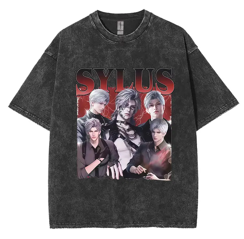 مضحك فتاة عشاء الجرافيك الحب والمساحة العميقة تي شيرت الرجال طاقم الرقبة القطن غسلها تي شيرت قصيرة الأكمام تيز الطباعة الملابس #5