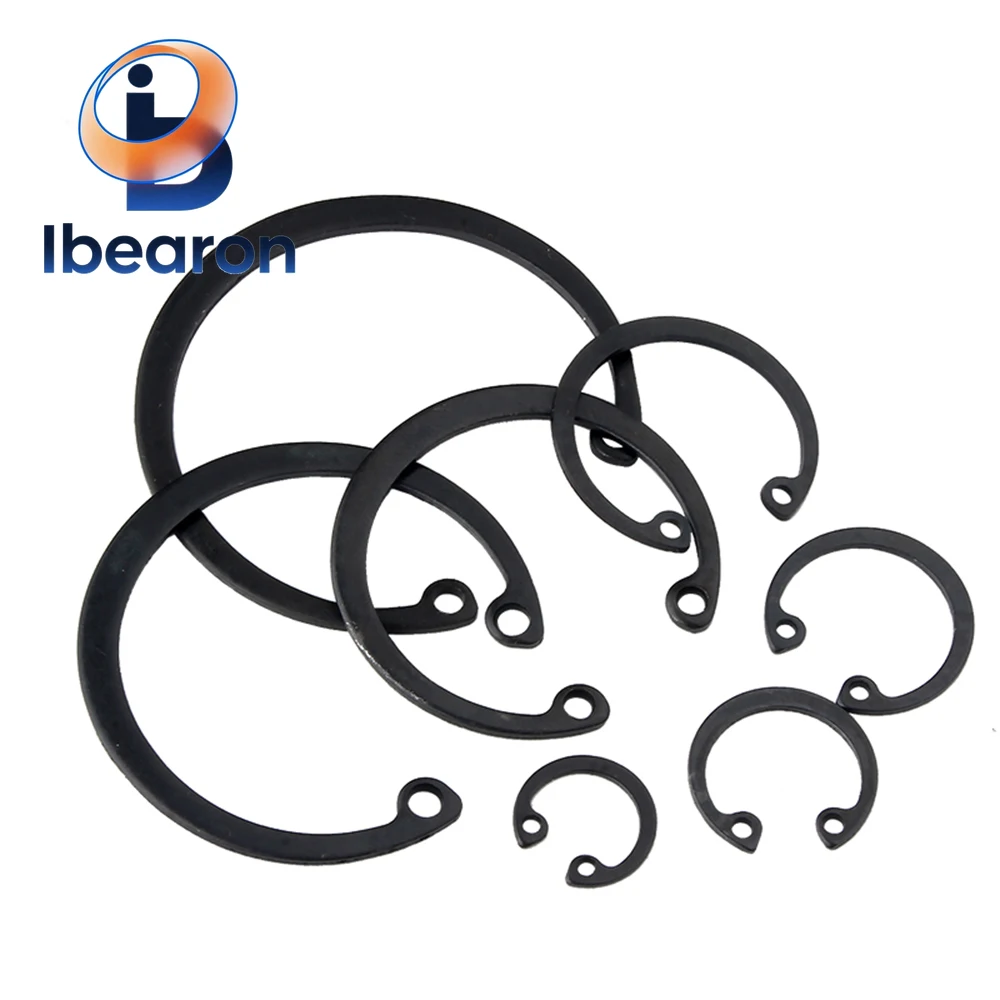 C-Type Internal Circlips for Hole | Fit 18~150mm Hole | Qty 1-100PCS Optional | 65Mn Spring Stee Durable For Machinery/Repair