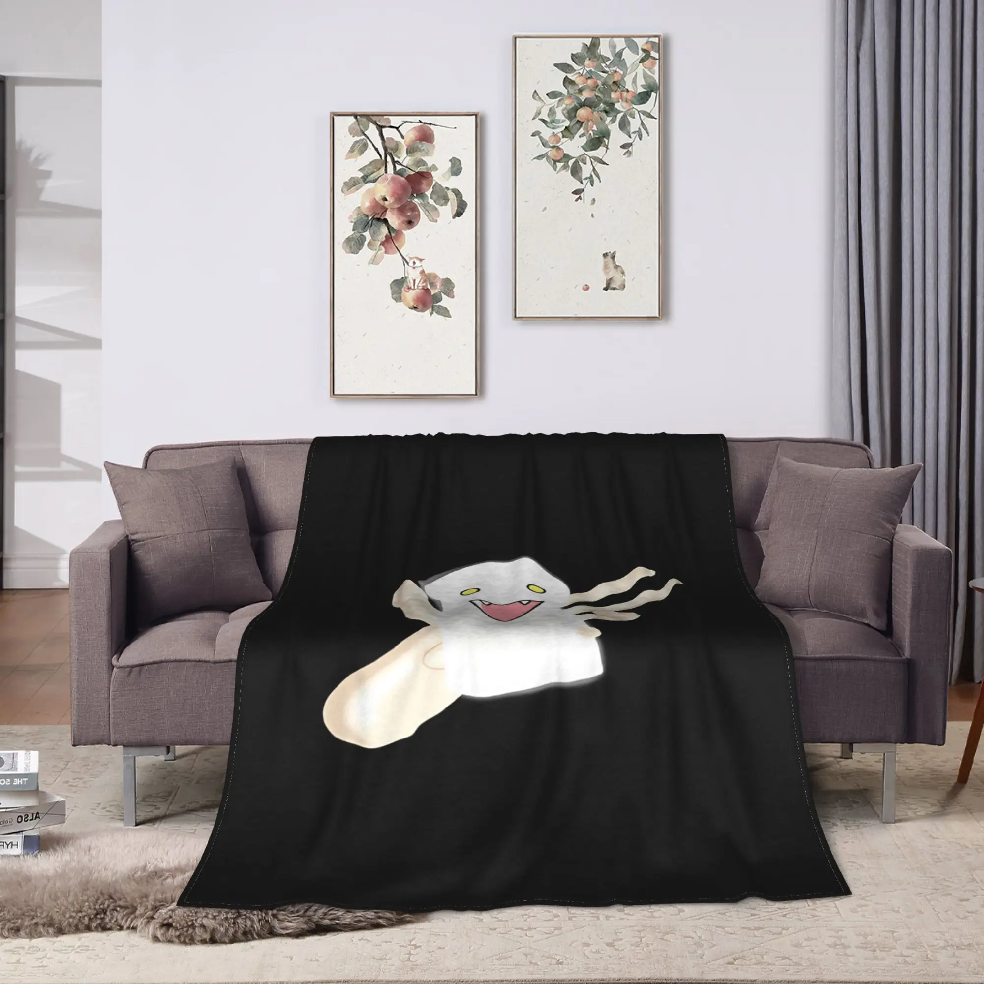 L-Lightsaber BL Manhwa Blanket Warm Comfy  Throw Blanket Autumn Girls Outdoor Travel Car Bedspread