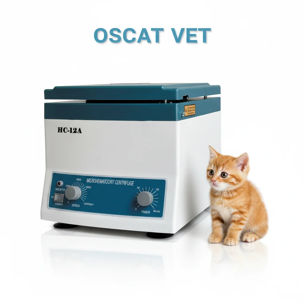 Veterinary Centrifuge Lab - Equipo Veterinario OSCAT HC-12A, Centrífuga de