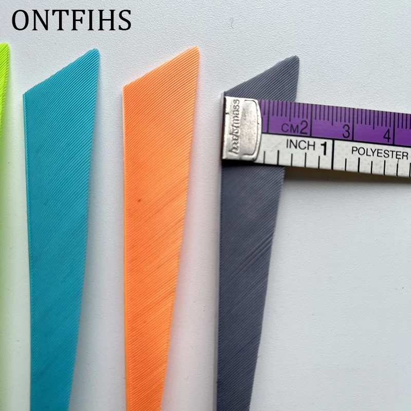 50 Pcs ONTFIHS Arrow Feather 5inch Natural Turkey Arrows Feathers Archery Arrow Fletch Fletching for Shooting Outdoors -War