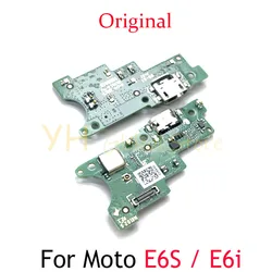 For Motorola Moto E6S E6i USB Charging Dock Connector Port Board Flex Cable Repair Parts