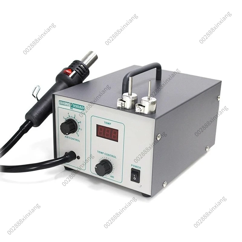 990AD Digital Hot Air Desoldering Station Constant Temperature Hot Air Rework Gun for Phone PCB IC Repair Tools