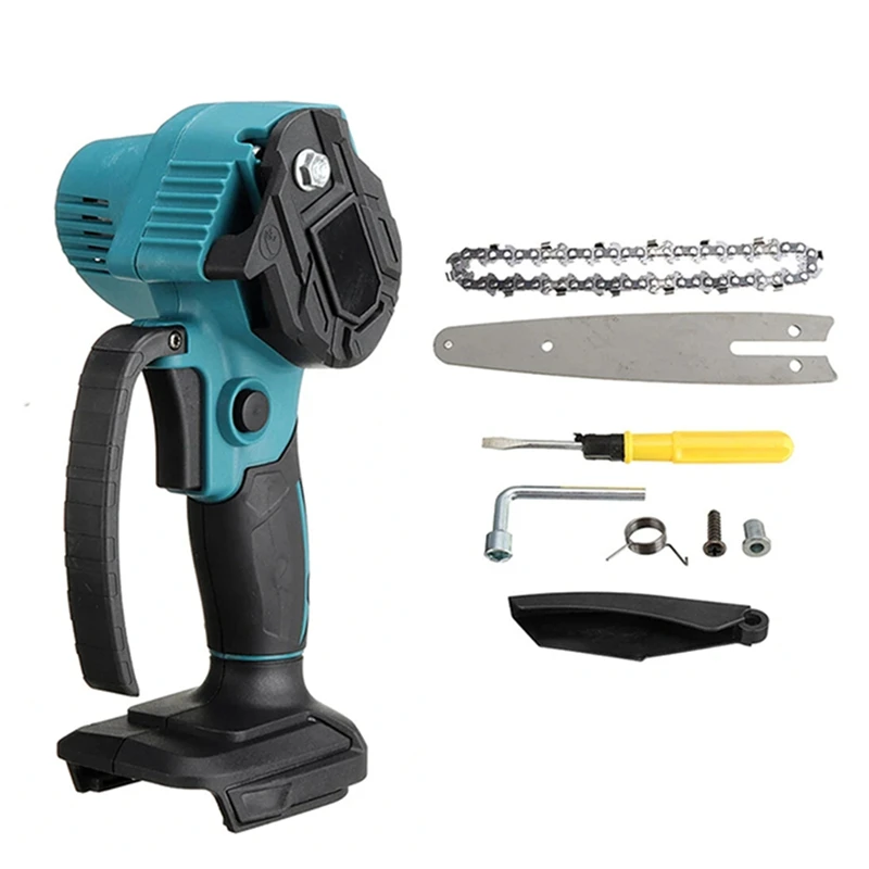 4Inch Brushless Chainsaw  Cordless Electric Chain Saw Handheld Pruning Shears Garden Cutting Toos  For  18V Battery