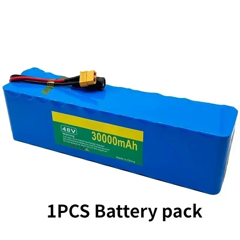 Nieuwe 13S3P 48v 30Ah Lithium Ion Batterij 48v 30000mah 1000w voor 54.6v Elektrische Krachtige batterij met BMS