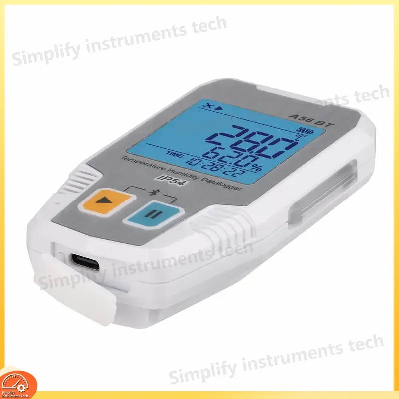 Bluetooth Temperature and Humidity Recorder with Data Logging for Cold Chain Monitoring High Precision Digital Thermometer
