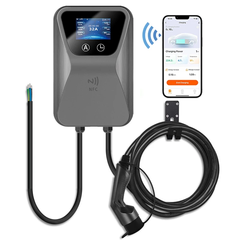 

Design Stand Mobile Charging Station Usa 11kw Byd Car Tesla Fast Pay Level 2 Commercial Ev Charger 22kw With Card Reader