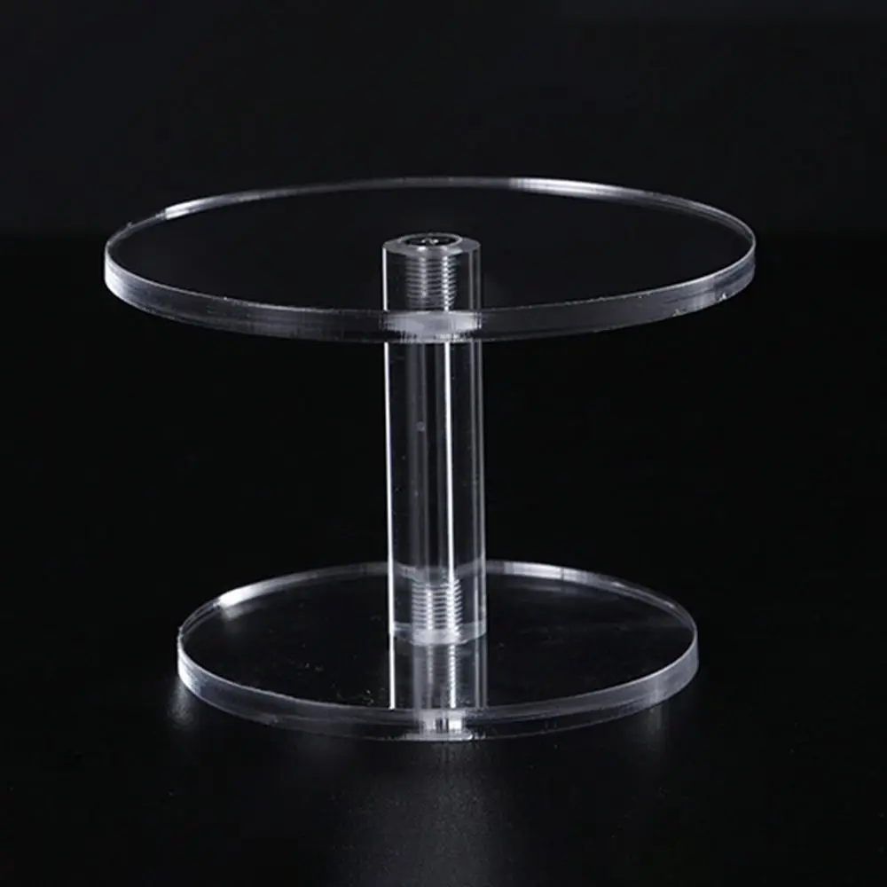 Storage Rack Round Jewelry Blind Box Display Stand Acrylic Clear Jewellery Cosmetic Holder Anime Figure Doll Model Display