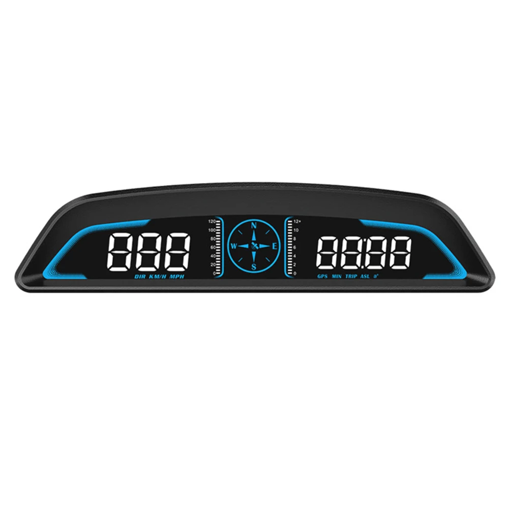 

Driving Safety GPS Speedometer 5.5 Inch LCD HUD Display Driving Awareness Automatic Brightness Adjustment Fatigue Reminder