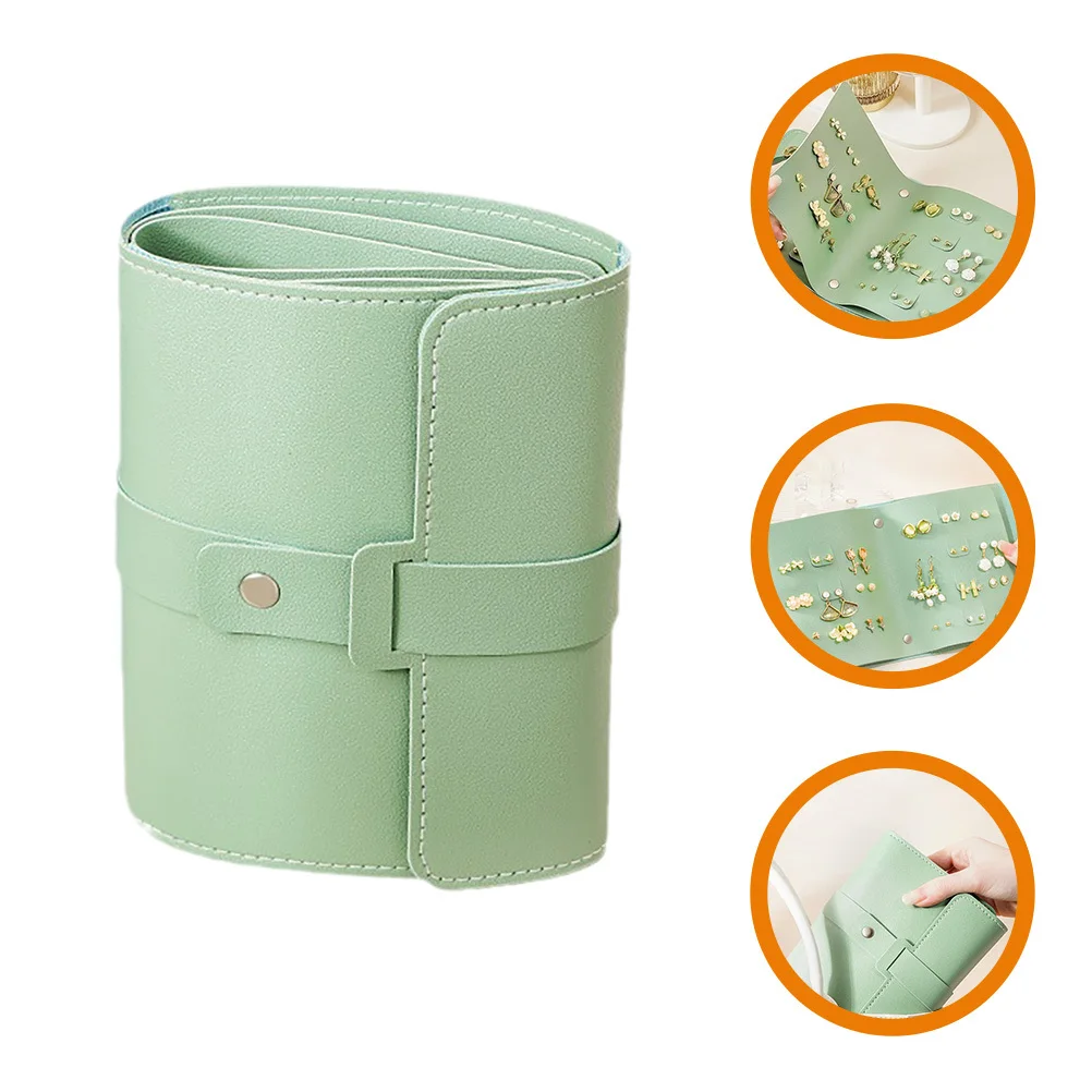 

Органайзер для серег, складной футляр для путешествий, держатель для серег-колье для женщин, решение для хранения украшений и серег-обручей