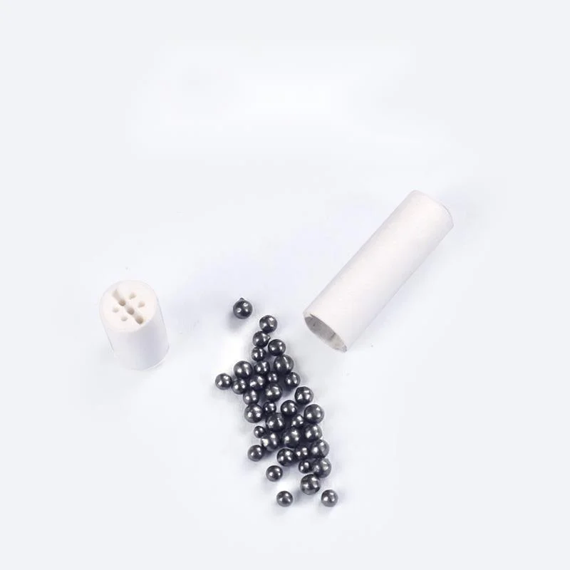 50pcs 6mm Activated Charcoal Filters With Ceramic Cap Activated Carbon Filter Tips For Tobacco Pipe Smoking Accessories