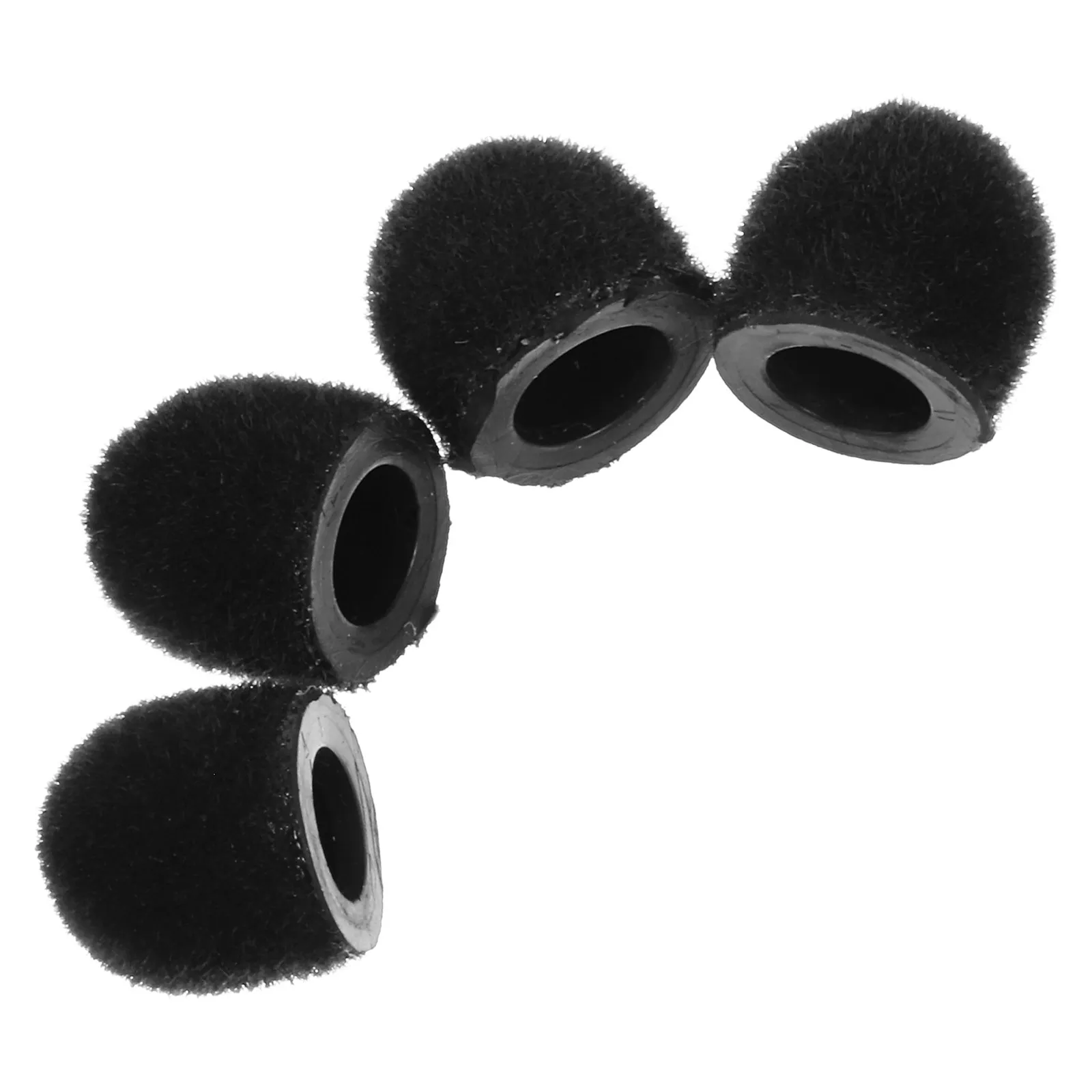 

4Pcs Black Flocked Cloth Felt Fabric Stylus Pen Tips Replacement for Touch Screens Precision Drawing Writing Tablet Interactive