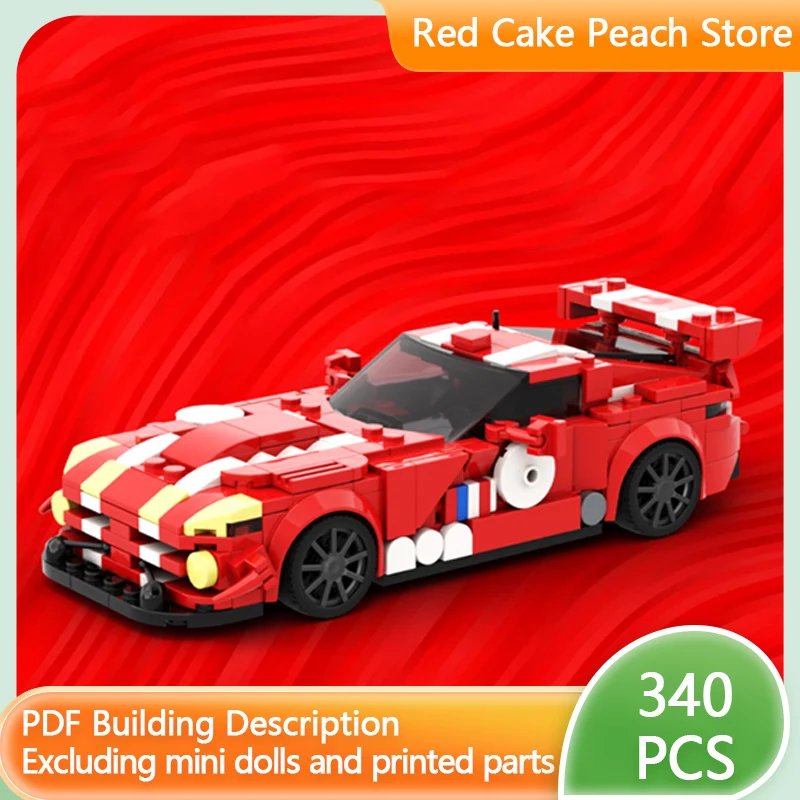 

Модель скоростного гоночного автомобиля MOC, строительные кирпичи Viper GTS-R WEC IMSA Le Mans, модульная технология, детские праздничные подарки, сборные игрушки