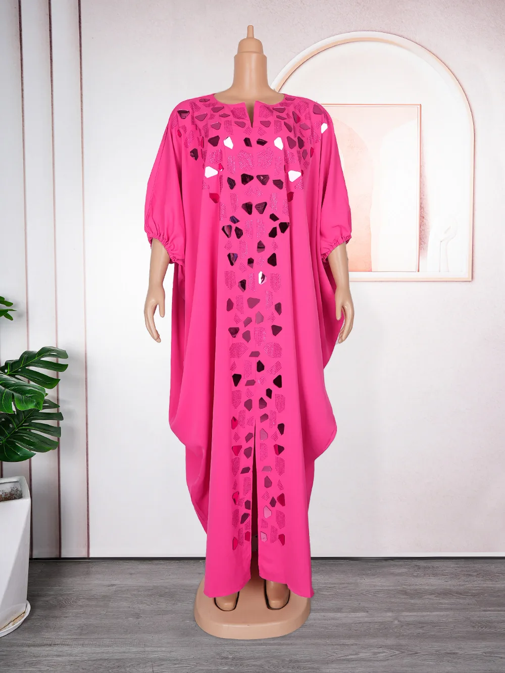 Kadınlar için Abayas Dubai Lüks 2023 Afrika Müslüman Moda Elbise Kaftan Marocain Akşam Parti Elbiseler Boubou Elbise Kadınlar