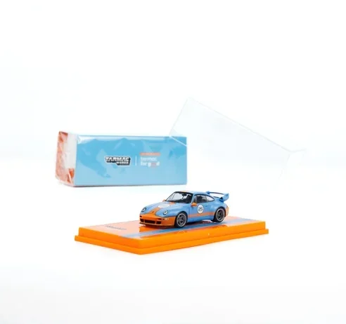 

Tarmac Works 1:64 Remastered By Gunther Werks Blue / Orange Model Car