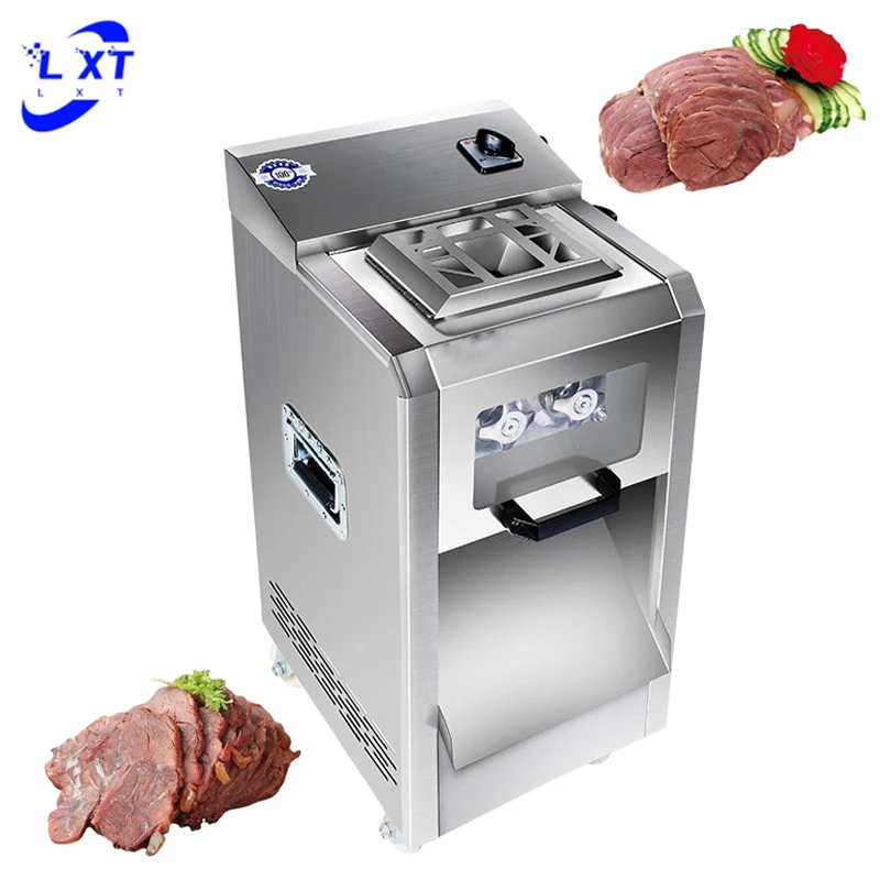 Automatic Sausage Chicken Breast Jerky Beef Meat Slicer MachineStainless Steel