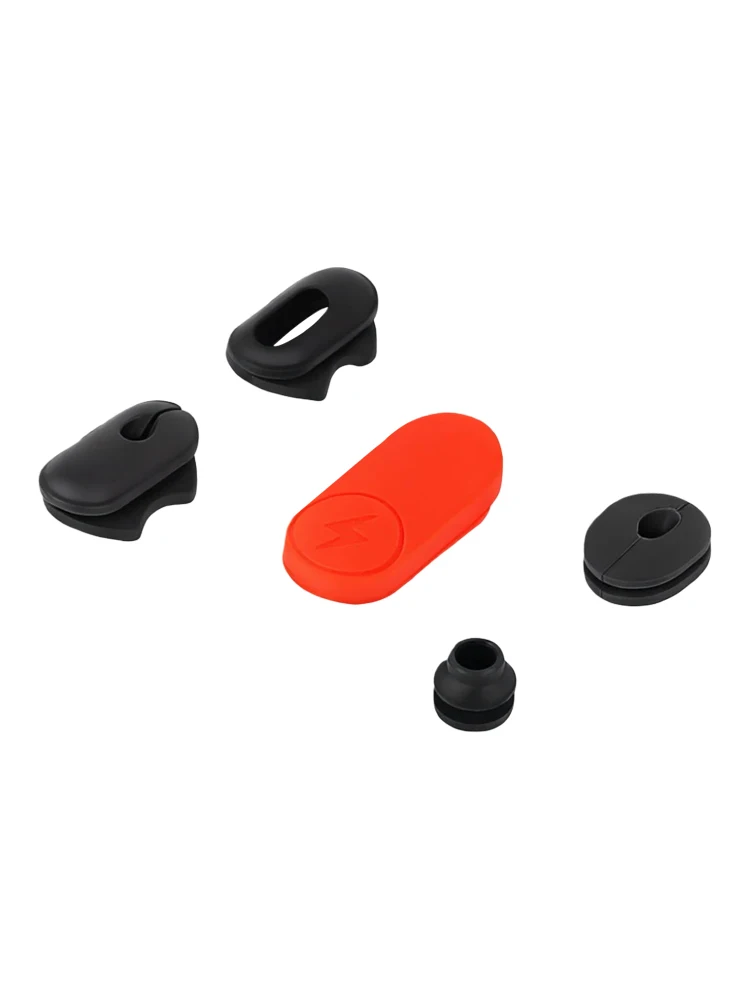 

Scooter Maintenance Red And Black Charging Port Cover Waterproof Protection Easy Installation Silicone Cover Kit
