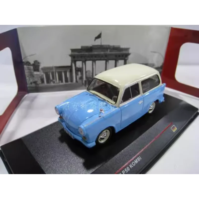 

Diecast IST 1/43 Scale 046# 1959 TRABNT P50 KOMBI German Alloy Car Model Collectible Toy Gift Souvenir Display Ornament