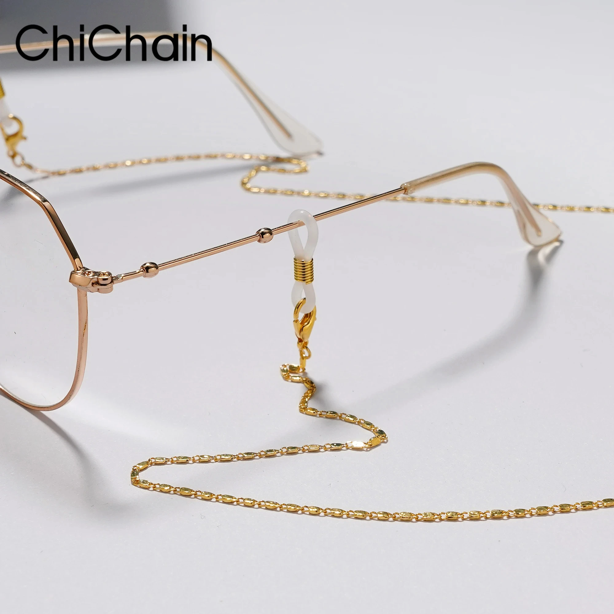 Sonnenbrillen Maskierung ketten für Frauen Acryl Lesebrillen Ketten Lanyard Glas New Fashion Metal Großhandel