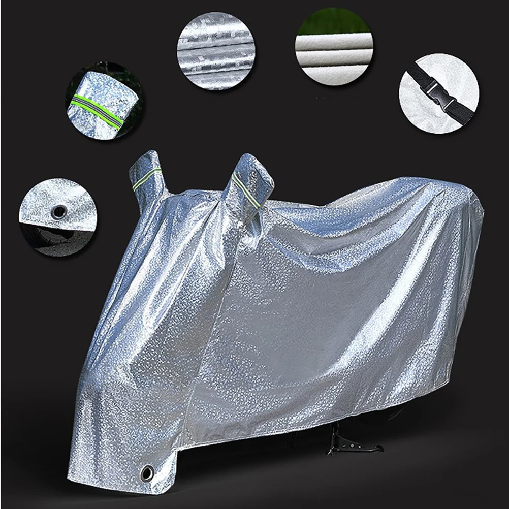 

Motorcycle Cover Electromobile Waterproof Dustproof Bike Cover Full Motorbike Electric Car Protective Gear Breathing Material