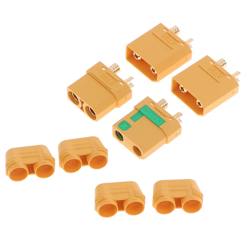 Conector XT90 Conector fêmea macho anti-faísca com bainha de carcaça