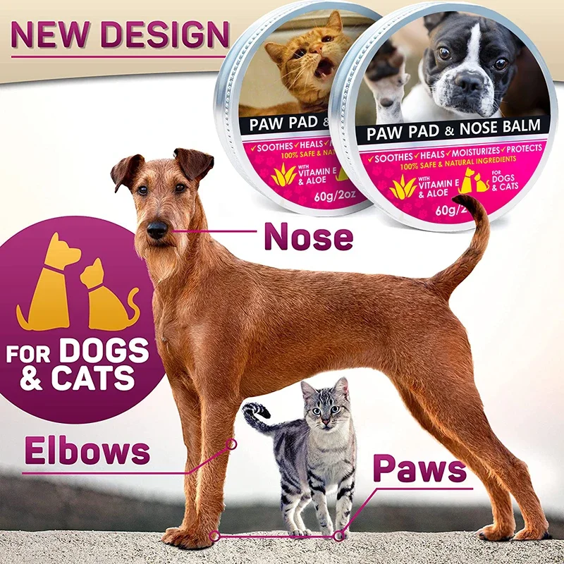 Pet Supplies Products Private Label Natural Paw Wax Protection Soother Paw and Nose Custom Pet Paw Balm For Dogs Cats