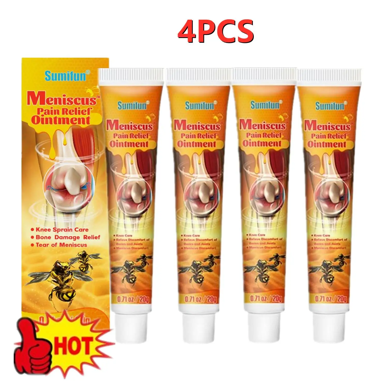 4pcs Beevenom New Zealand Bee Professional Treatment Gel, Bee Cream, New Zealand Bee