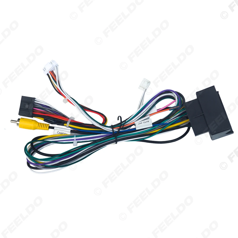 Car  Android 16pin Power Cord Wiring Harness Adapter For Peugeot 308/408/3008/308S