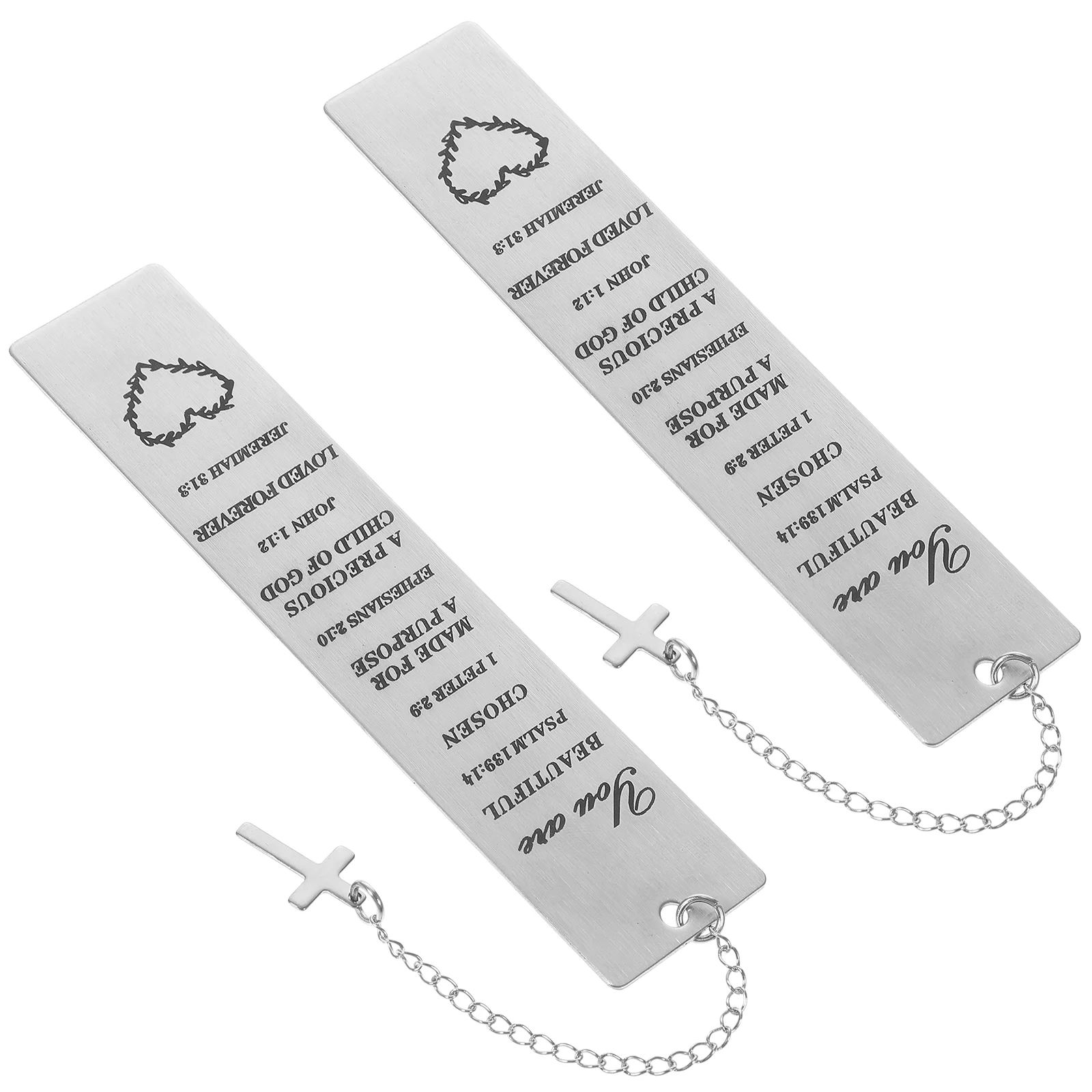 

2 Pcs Bookmark for Reader Cool Bookmarks Lovers Metal Gifts Readers Student Men