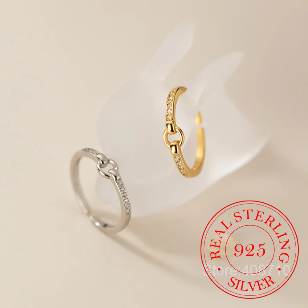 

925 Sterling Silver Crystal Geometric Rings for Women & Men CZ Serpent Jewelry Unique Design for Wedding Engagement Party Rings